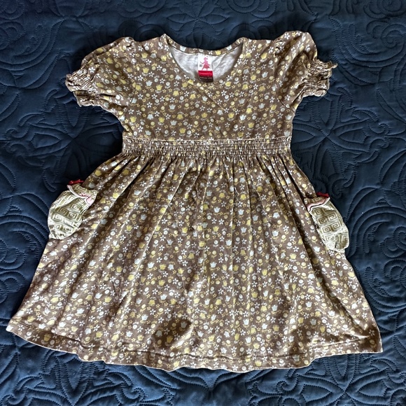 Matilda Jane Serendipity Sugar & Spice floral lap dress w/ dizzy ruffle leggings - Picture 6 of 9